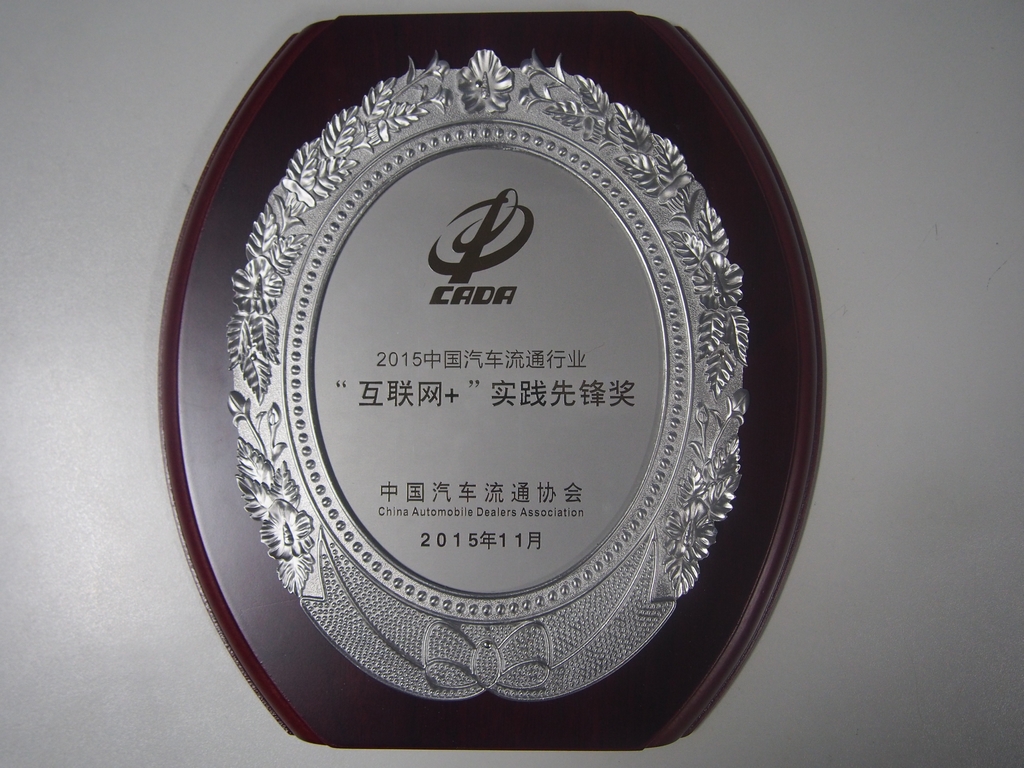 2015中國汽車流通行業(yè)“互聯(lián)網(wǎng)+”實(shí)踐先鋒獎(jiǎng)